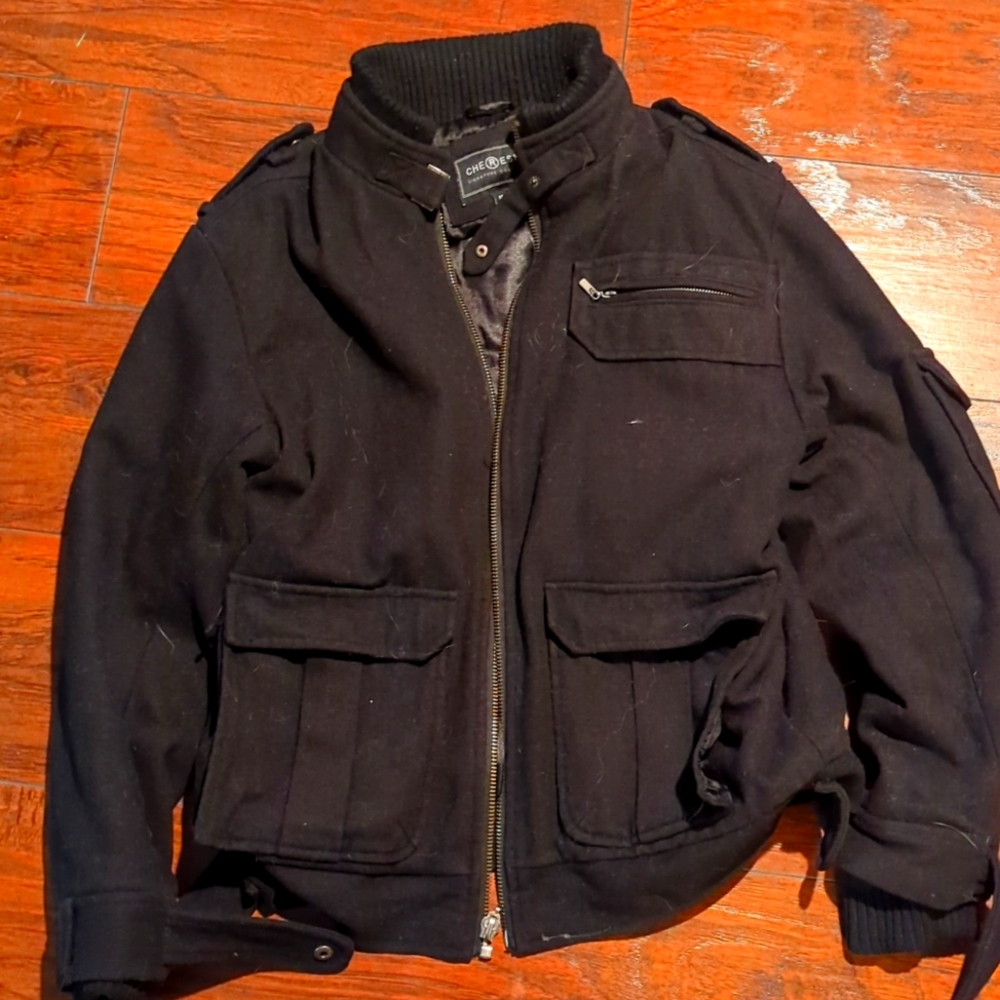 Men's coat 80% wool